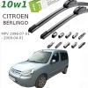 Wycieraczki Citroen Berlingo MPV 1996-07-01 - 2008-04-01