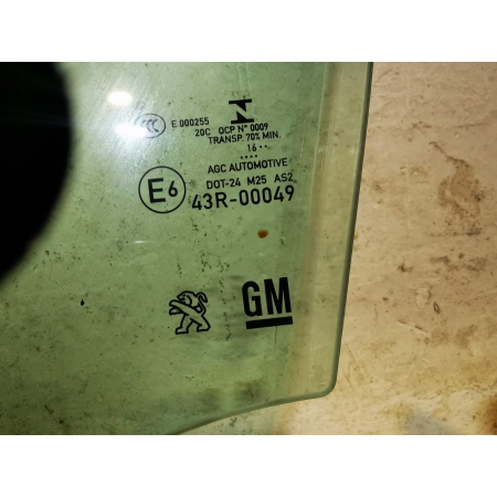 SZYBA DRZWI LEWY PRZOD PEUGEOT 3008 II 16-