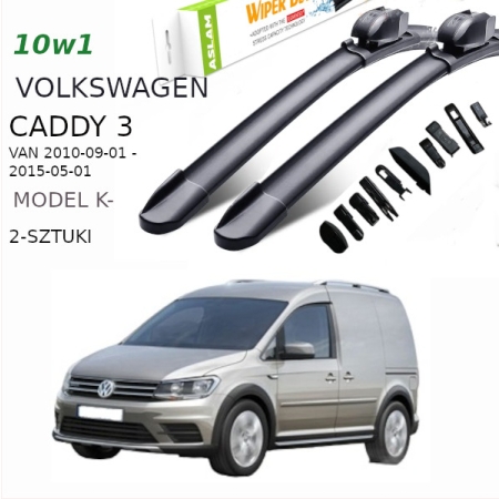 Wycieraczki Volkswagen Caddy  VAN 2010-09-01 - 2015-05-01