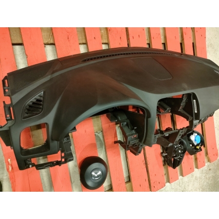 MAZDA CX5 DESKA ROZDZIELCZA konsola kokpit pulpit poduszki airbag pasy KOMPLET ORYGINALNY